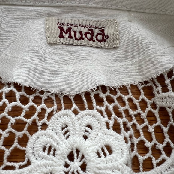 White denim sleeveless vest SMALL - Picture 9 of 10